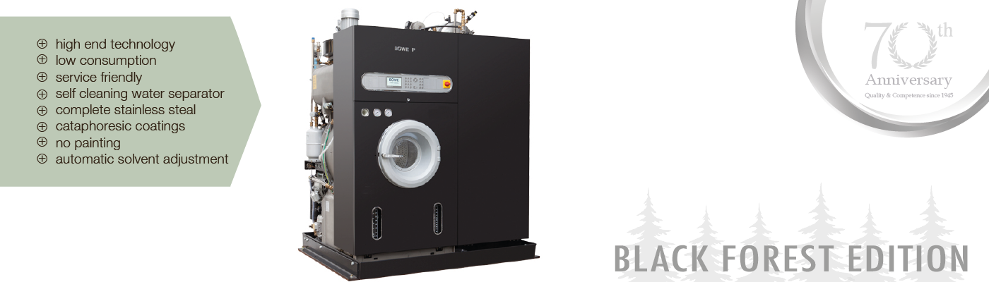 BOWE textile Cleaning GmbH - Slimline - Crossline - BOWE Drycleaning Machine